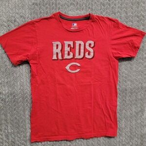Cincinnati Reds T-Shirt Mens Size‎ Medium Red Baseball MLB Genuine Merchandise